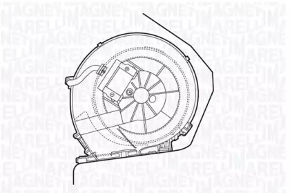 вентилятор MAGNETI MARELLI 069412699010