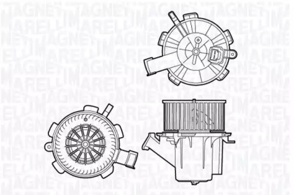 Вентилятор салона MAGNETI MARELLI 069412706010