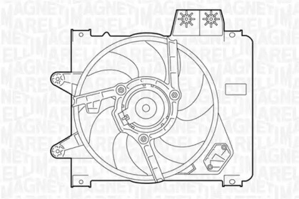 Вентилятор MAGNETI MARELLI 069402283010