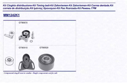 Комплект ремня ГРМ MAGNETI MARELLI 341312421101