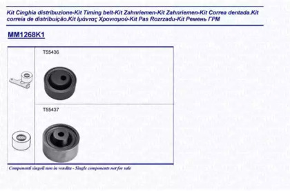 Комплект ремня ГРМ MAGNETI MARELLI 341312681201